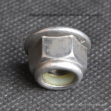 Plain Finished Carbon Steel Flange Lock Nut (CZ014)